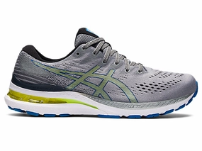 Asics Shoe Sizes Men's Asics Gel-Kayano 28, Sheet Rock/Hazard Green, 15 D Medium