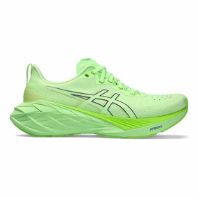 Men's Asics Novablast 4, Illuminate Green/Lime Burst, 12.5 D Medium Asics Gel Nimbus 26 Running Shoes