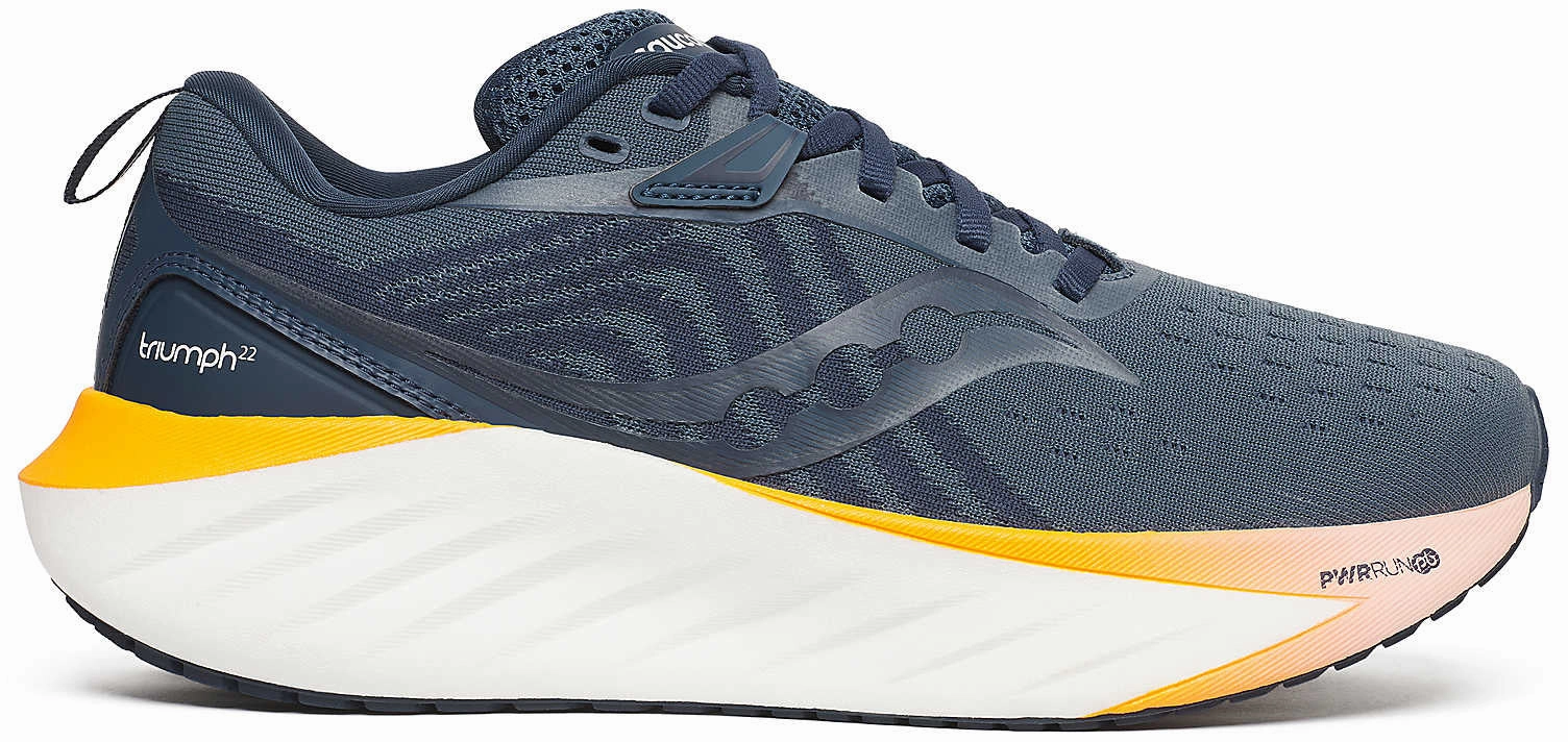 Top Running Shoe Brands Saucony Triumph 22 Womens Running Shoes - Blue