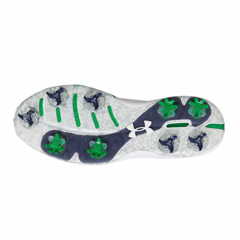 Waterproof Shoes That Aren't Ugly UNDER ARMOUR Drive Pro Limited Edition Men's Spiked Shoes (White)