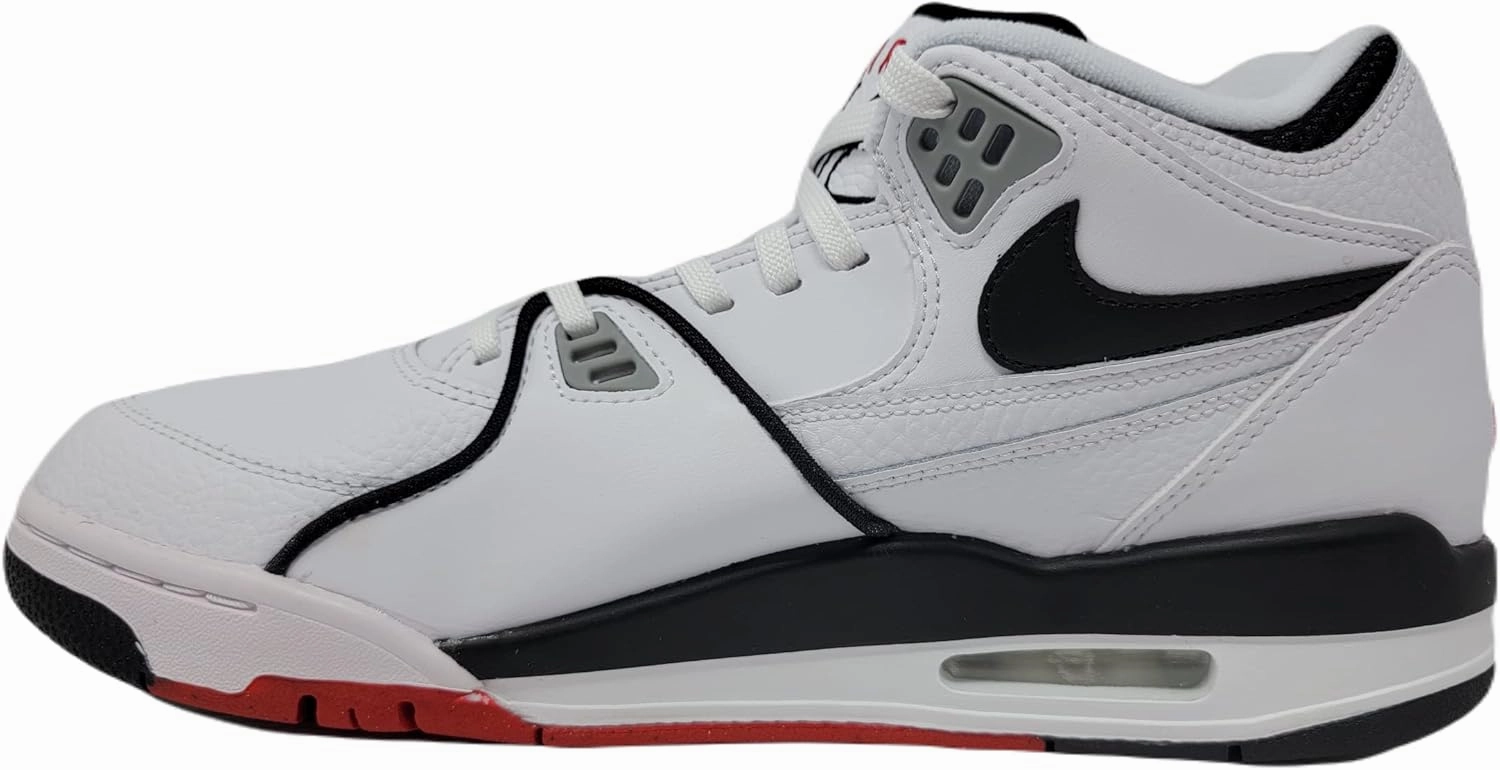 Nike Air Flight 89 Men's Basketball Shoes, White/Black-LT Smokey Grey, 10.5 M US Nike Shoe Designs