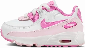 Nike Air Max 90 LTR Baby/Toddler Shoes (FZ3557-100, White/Pink Foam/Playful Pink) Nike Shoes Lebron James