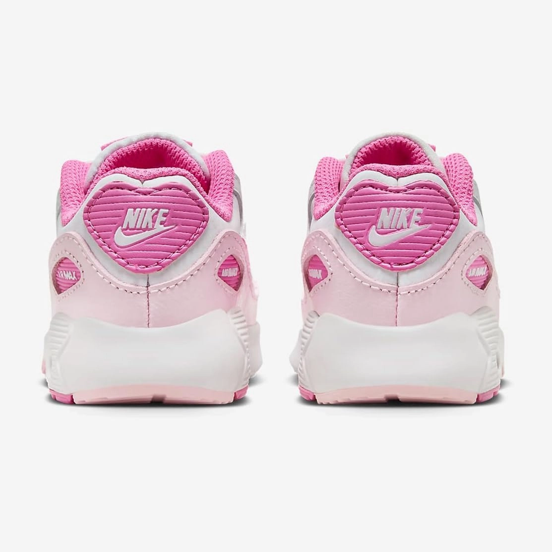 Nike Romaleos Weightlifting Shoes Nike Air Max 90 LTR Baby/Toddler Shoes (FZ3557-100, White/Pink Foam/Playful Pink)