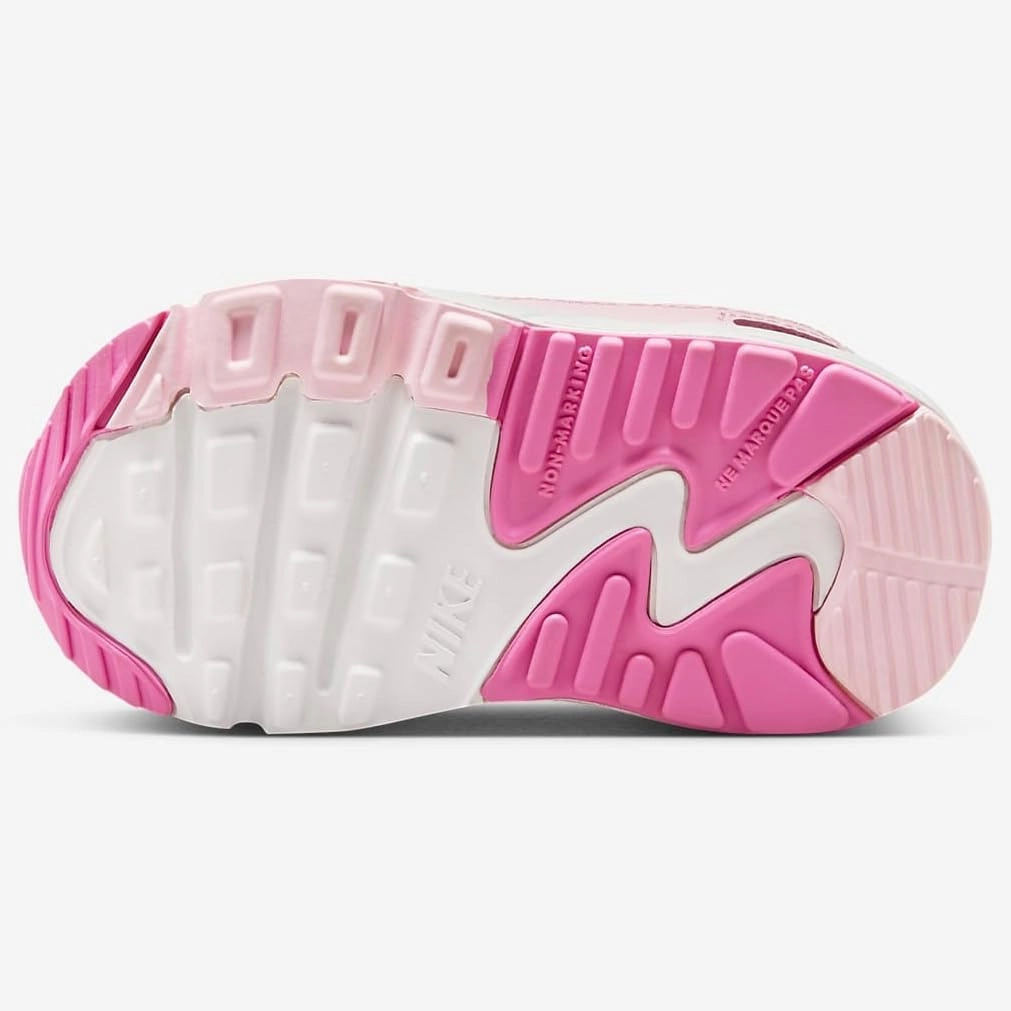 Buy Nike Air Force Shoes Nike Air Max 90 LTR Baby/Toddler Shoes (FZ3557-100, White/Pink Foam/Playful Pink)