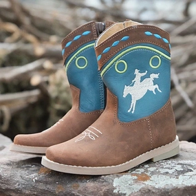 The Kids Syd Bucking Horse Boots Military Safety Boots