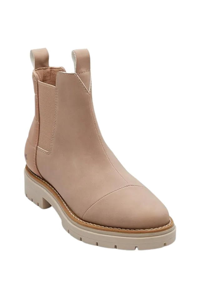 Barefoot Combat Boots TOMS Skylar Boot - Taupe