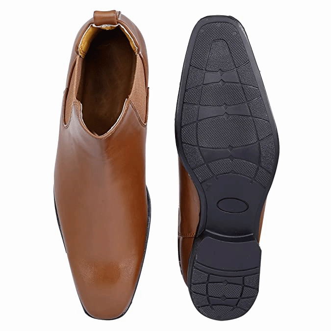 Tree Climbing Shoe Classy New Arrival Latest Tan Casual Chelsea Boots For Men-JonasParamount