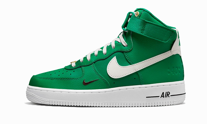 Nike Rhinestone Shoes Nike Air Force 1 High 40th Anniversary White Green