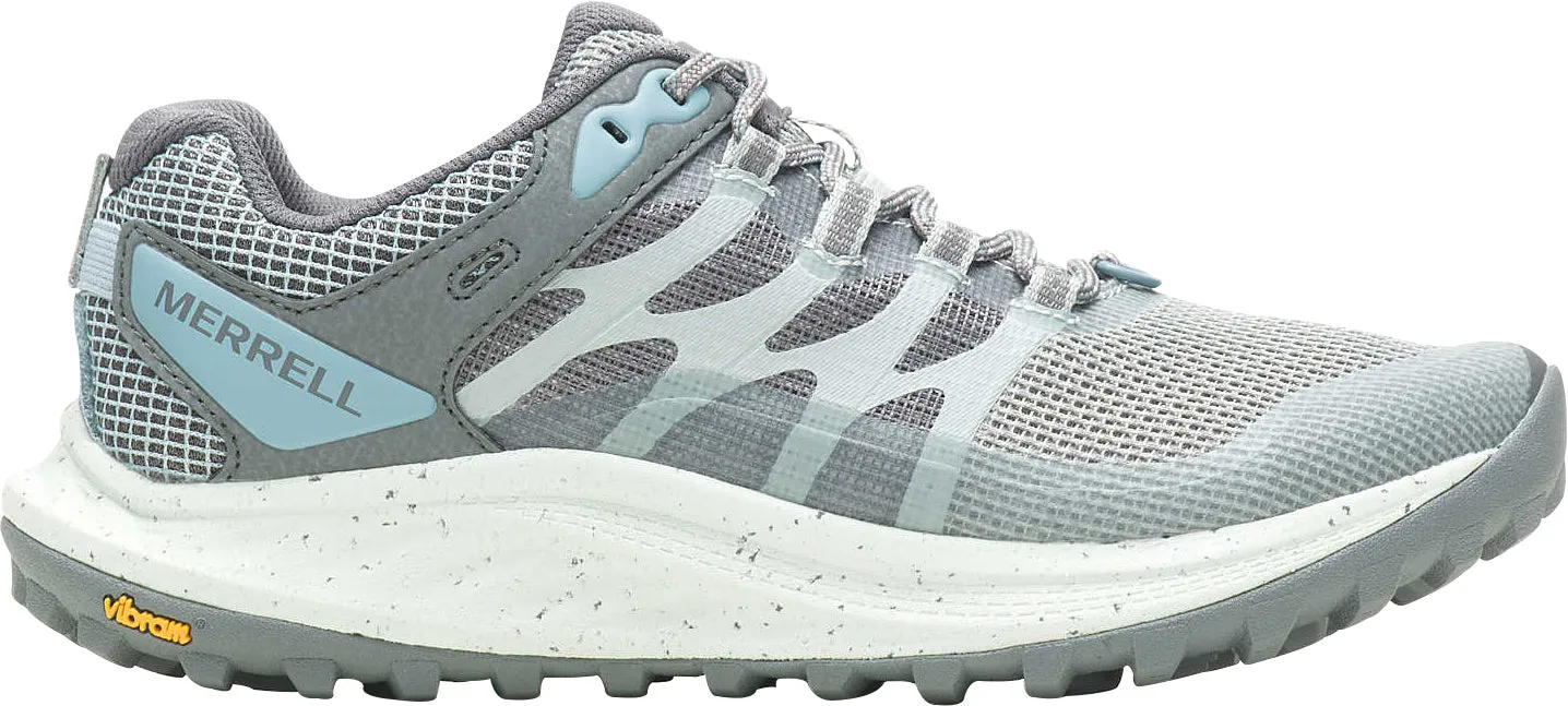 Trail Running Shoes Max Cushion Merrell Antora 3 Womens Trail Running Shoes - Blue