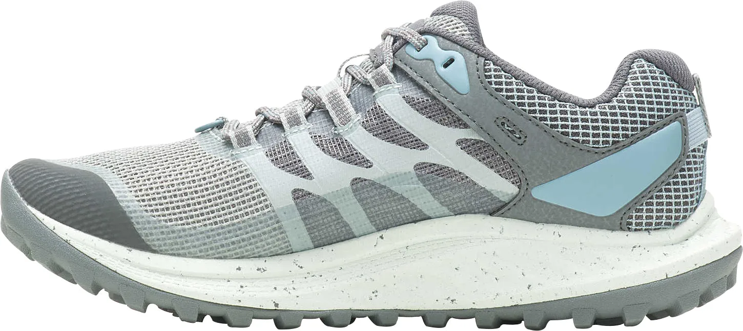 Best Light Trail Shoes Merrell Antora 3 Womens Trail Running Shoes - Blue