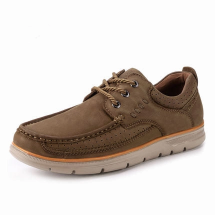CAMEL Genuine Leather Men Casual Shoes Comfortable Fashion Footwear Soft Cowhide Male Man Shoes mocassin cuir homme Free Casual Shoes