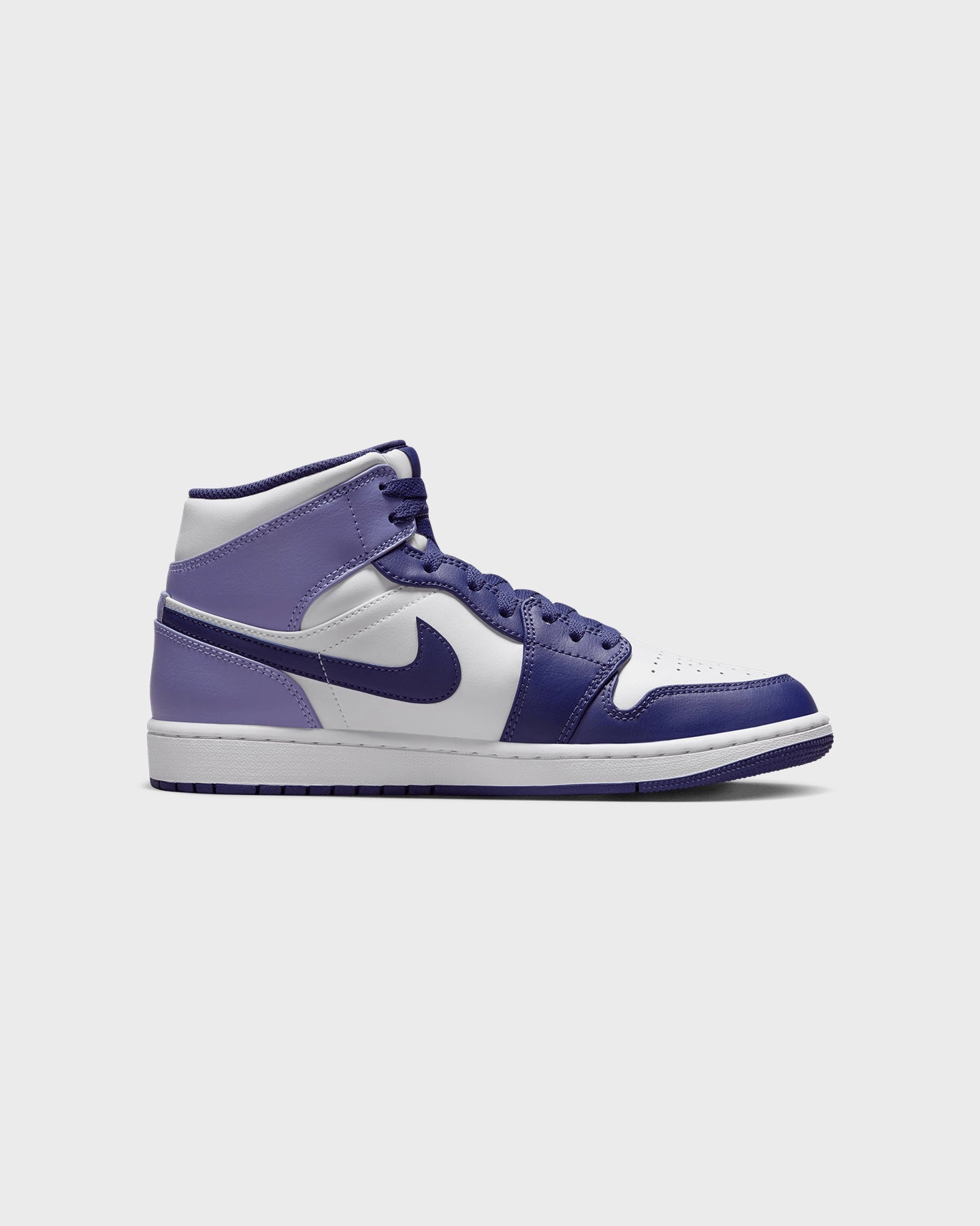 Jordan Air Jordan 1 Mid "Purple Toe" Sky Light Purple Nike Renew Elevate Iii Basketball Shoes