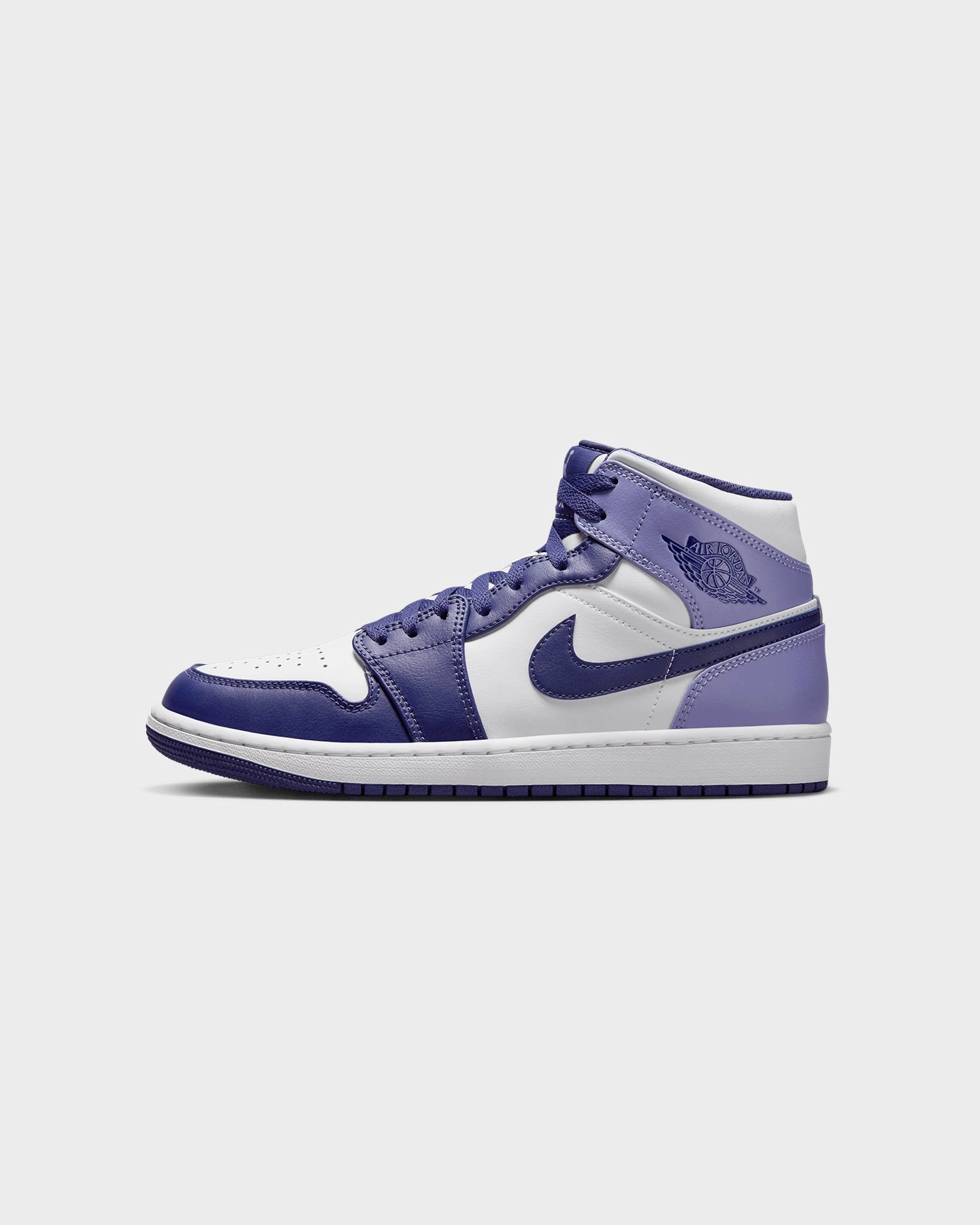 Jordan Air Jordan 1 Mid "Purple Toe" Sky Light Purple Nike Free Run Shoes