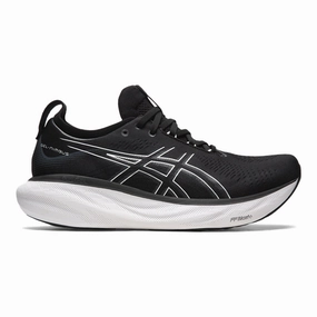 Men's Asics Gel-Nimbus 25, Black/Pure Silver, 12.5 D Medium Asics Gel Boa Golf Shoes