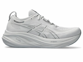 Asics Shoes Trekking Men's Asics GEL-Nimbus 26, Concrete/Pure Silver, 13 D Medium