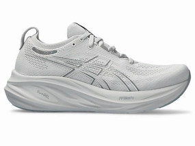 Asics International Wrestling Shoes Men's Asics GEL-Nimbus 26, Concrete/Pure Silver, 10.5 D Medium