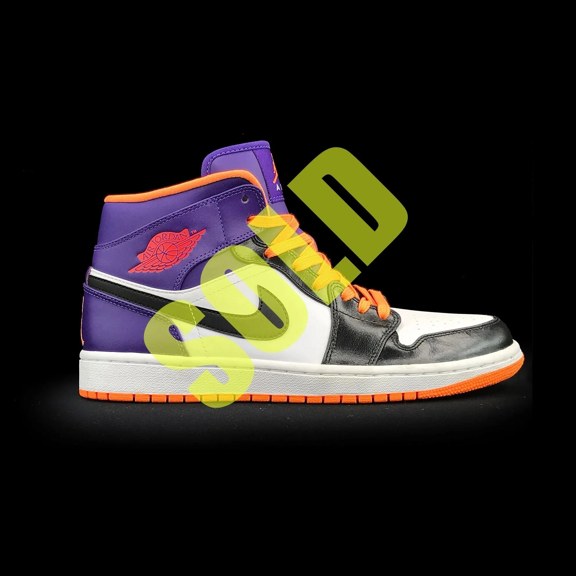 Nike Air Jordan 1 Retro Phoenix Suns Rare SAMPLE New Size 9 Sneakers And Boots