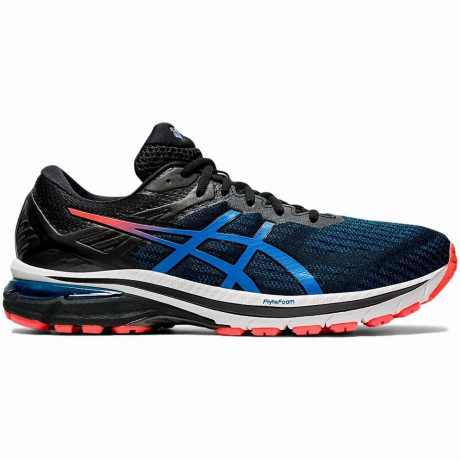 Best Walking Shoes Asics Men's Asics GT-2000 9, Black/Directoire Blue, 10 D Medium