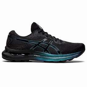 Asics Running Shoes 9.5 Men's Asics Gel-Nimbus 24 Platinum, Black/Black, 12.5 D Medium