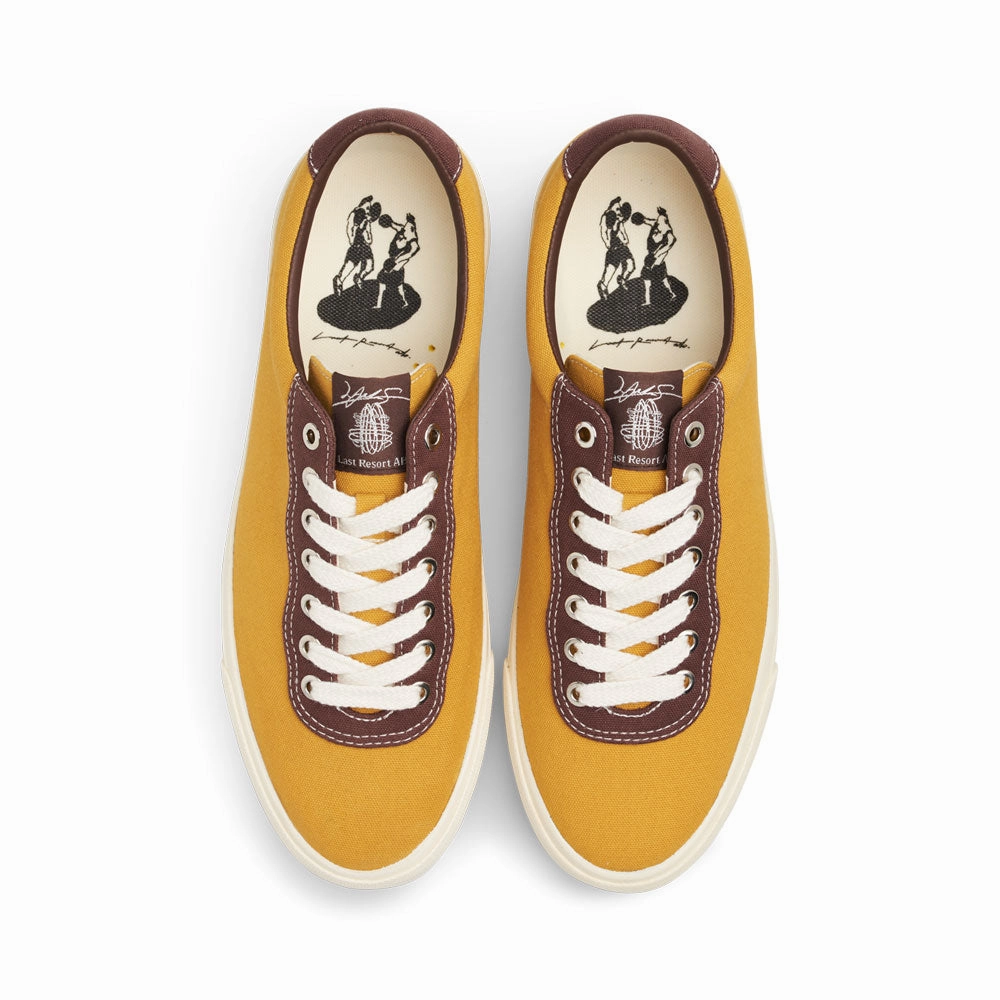 Last Resort X Julian Smith 'VM001 Canvas Lo' Skate Shoes (Yellow / Brown) Best High Top Skate Shoes