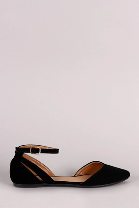 Shoes Flats Sale Bamboo Crisscross Back Pointy Toe Ballet Flat