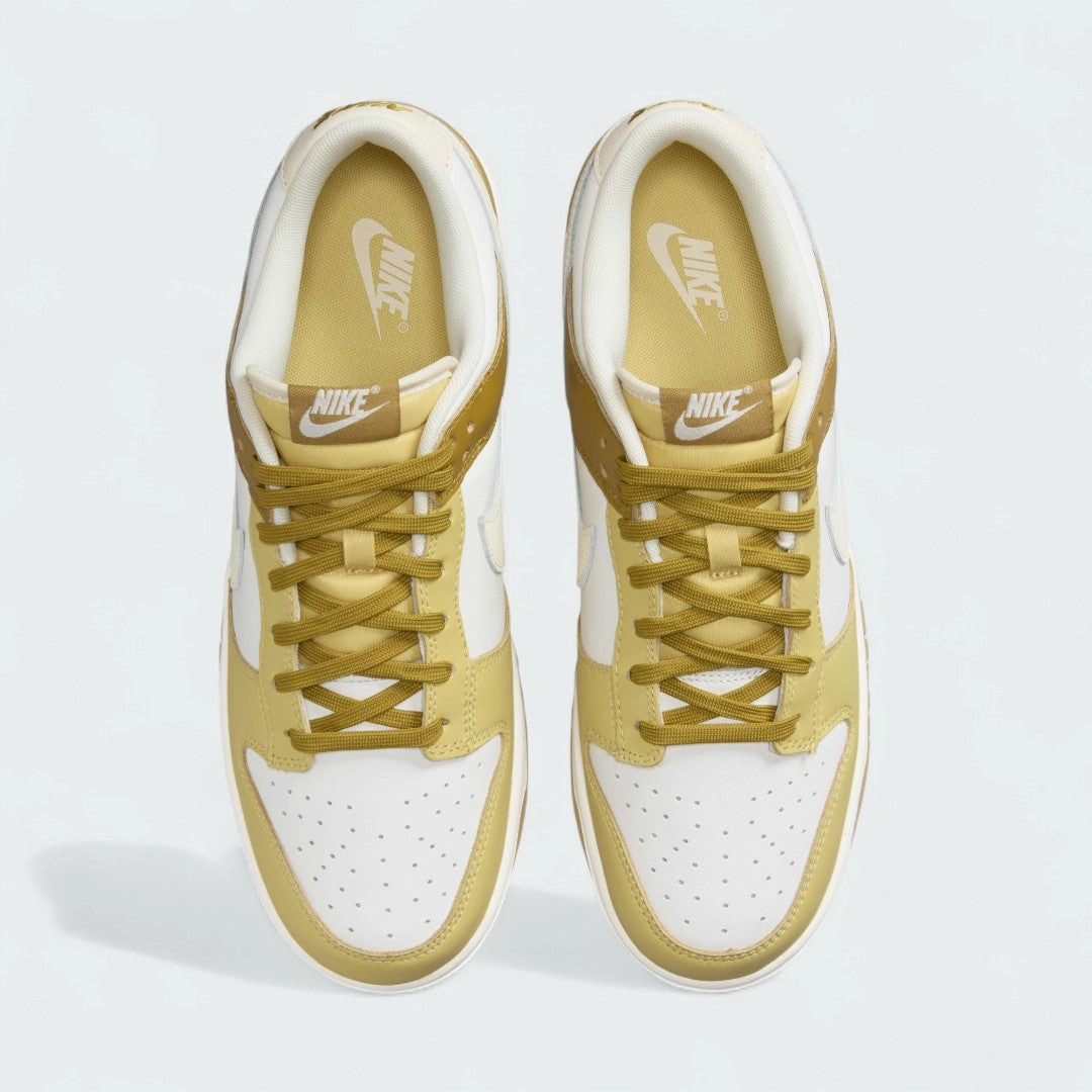 Nike Dunk Low Retro Men's Bronze Leather Sneakers FZ4042 716 Nike Shoes Pronated Feet