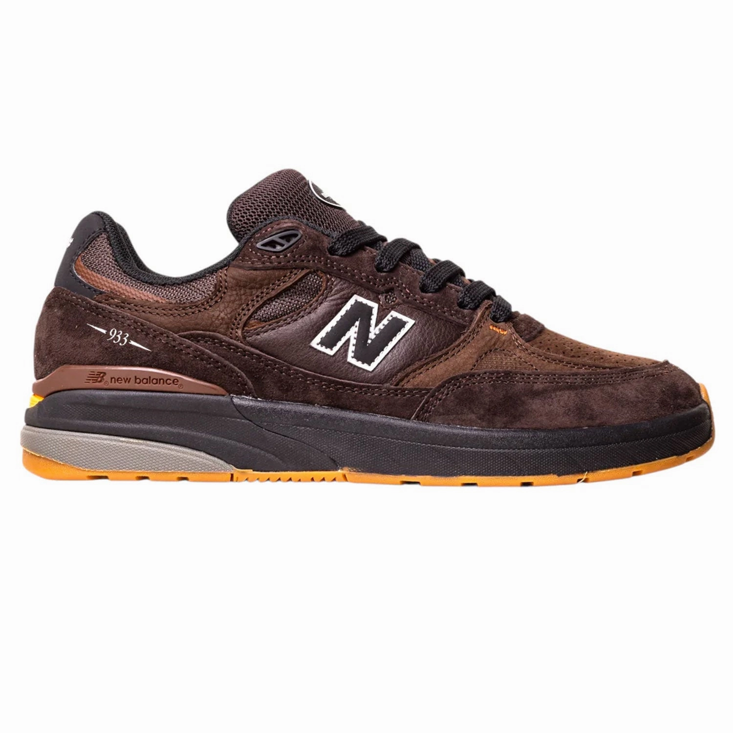 New Balance Numeric Skateboard Shoes Andrew Reynolds 933 Brown/Black Best Chunky Skate Shoes