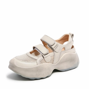 Women Summer Casual Thick Soled Platform Sandals Strappy Wedge Heel Sandals