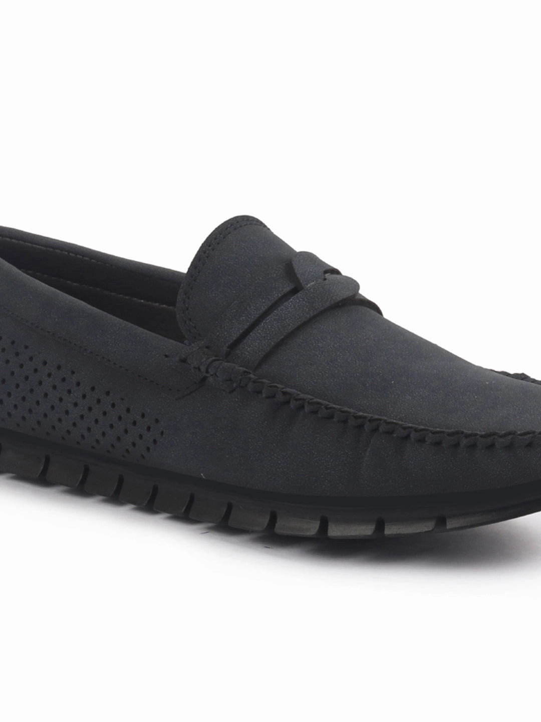 Perry Ellis Shoes Casual Men Suede Caual Slip-On Shoe Driving Loafers Anti Skid Sole Breathable with Memory Cushioned Insole