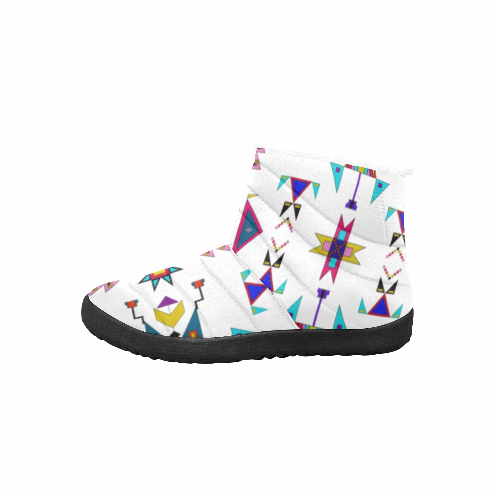 Velcro Hiking Shoes Enemy Territory White Men's Padded Winter Boot