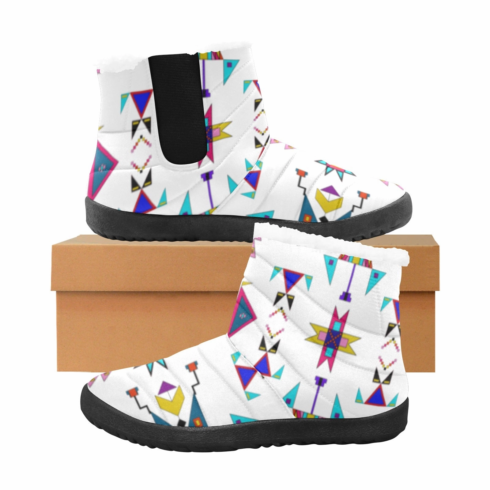 Enemy Territory White Men's Padded Winter Boot Hiking Cushioning