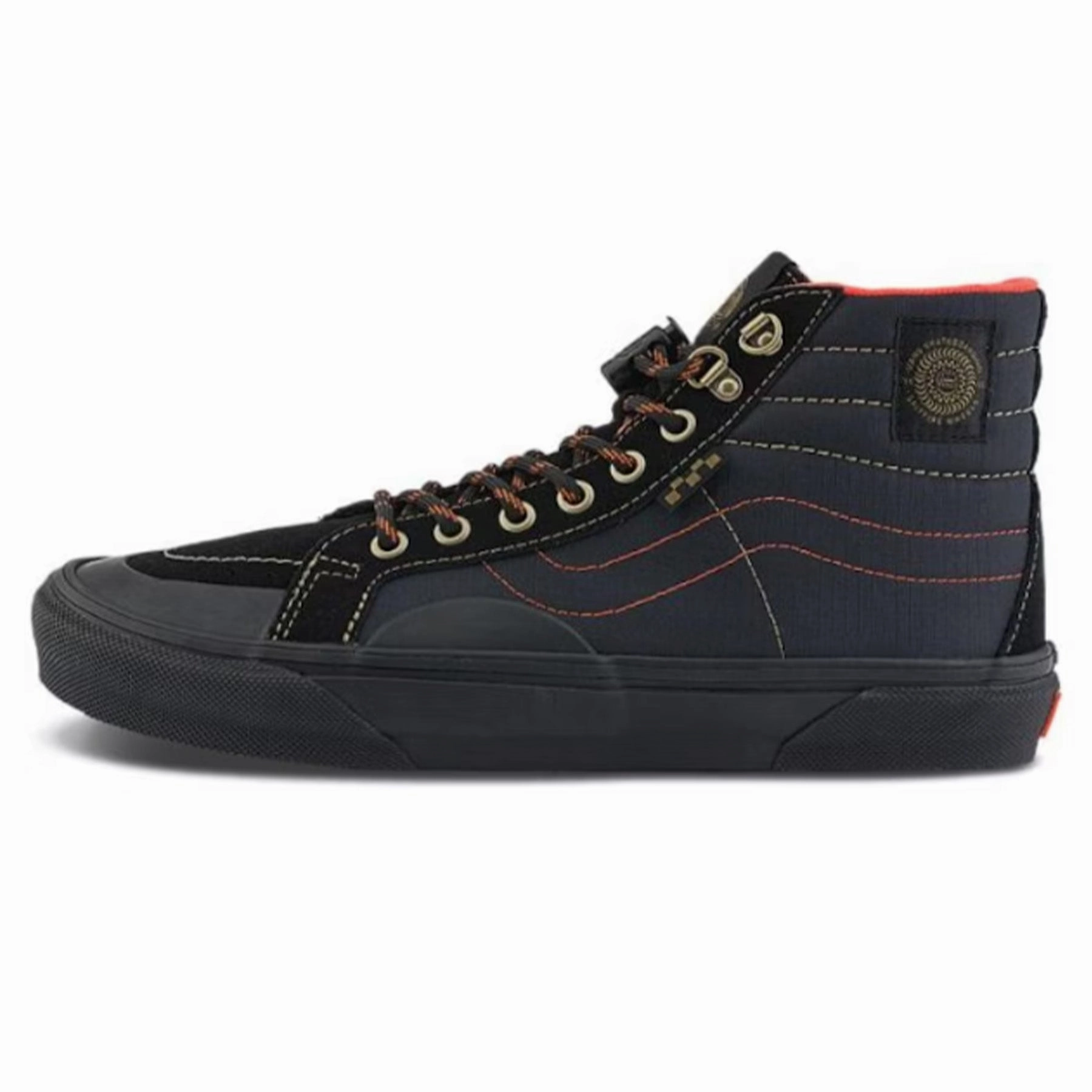 Vans x Spitfire Wheels Skate Sk8-Hi Reissue Black/Flame Cushioned Skate Shoes
