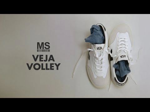 Veja Volley Leather Trainer White/Nautico/Bark Shoes For Grass Volleyball