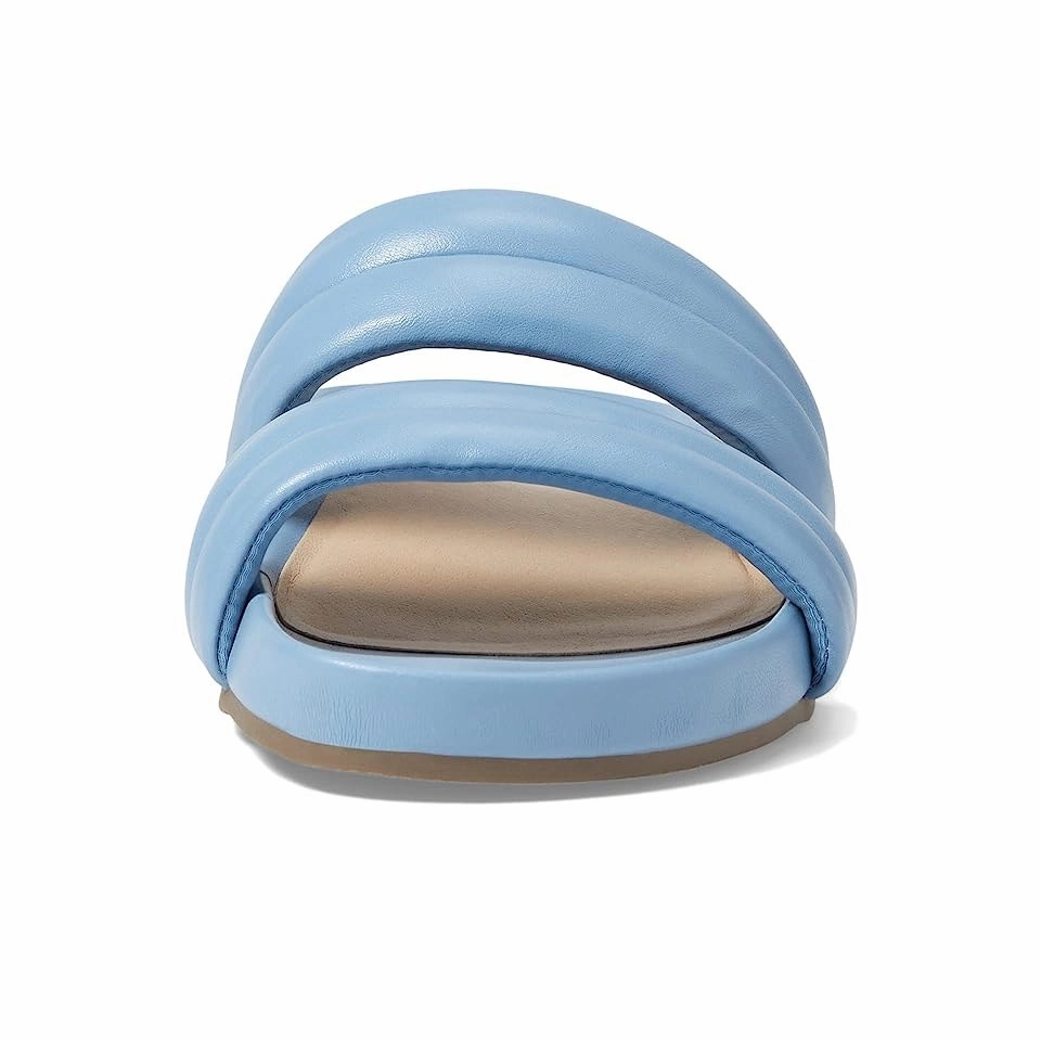 Vionic Womens Mayla Slide Sandals US 5 M EU 35 Blue Comfort NIB Traditional Japanese Sandals