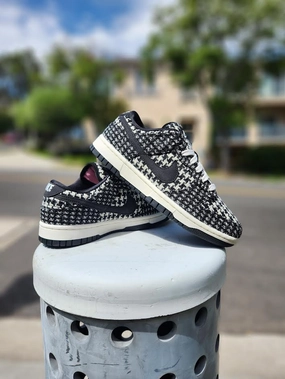 Nike Kd Basketball Shoes W Nike Dunk Low X Harris Tweed 'Black Phantom'