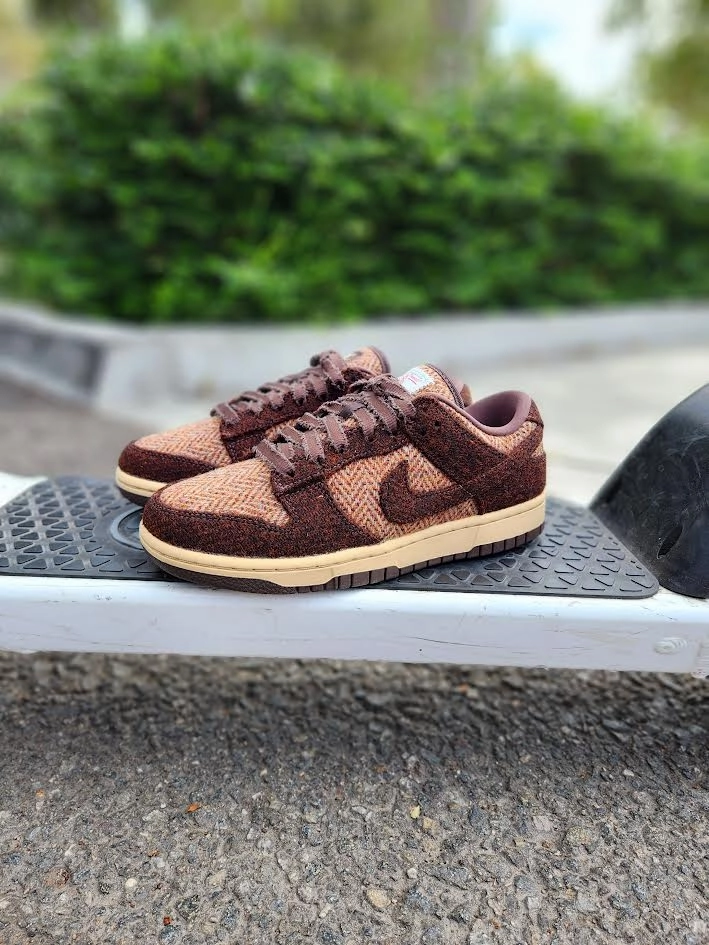 Nike Journey Run Shoes W Nike Dunk Low X Harris Tweed 'Sesame Baroque'