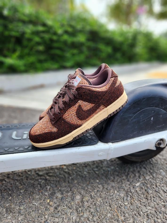 Nike Cross Training Shoes W Nike Dunk Low X Harris Tweed 'Sesame Baroque'