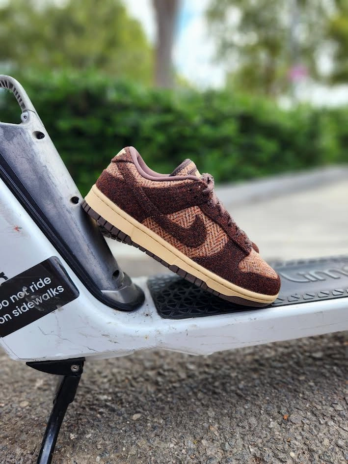 Nike New Release Shoes W Nike Dunk Low X Harris Tweed 'Sesame Baroque'