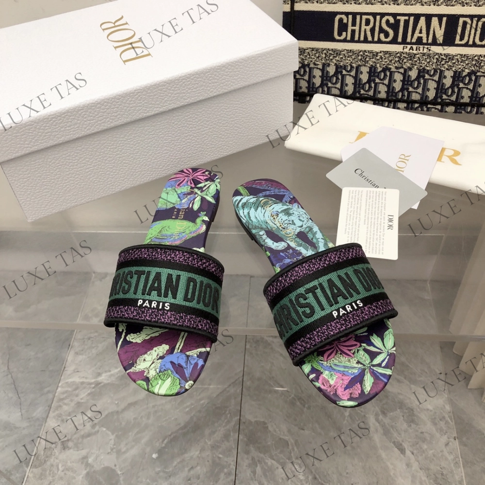 Dway Heeled Slide Multicolor - Designer Slides & Sandals for Women Sandals Factory Store