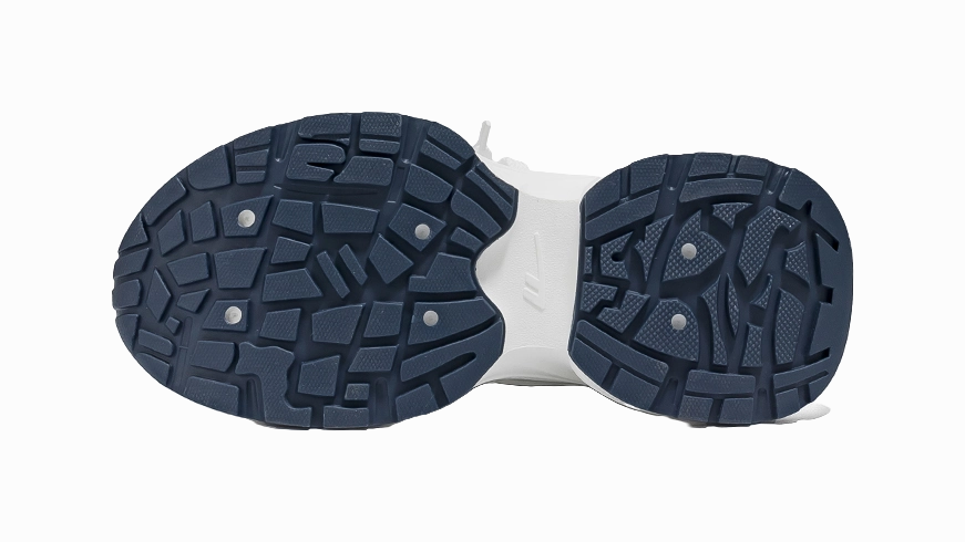 Karina Sneakers Warrior Low top Chunky Sneakers Unisex White Dark Blue