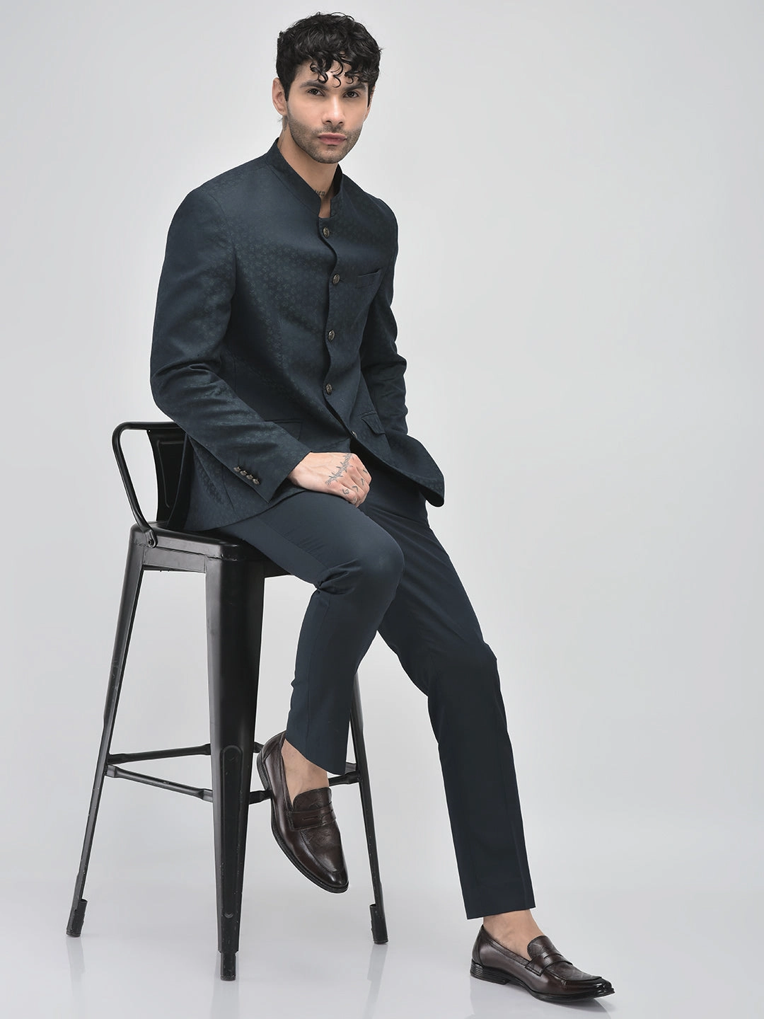 Merrell Minimalist Hiking Boots Men Brown Genuine Leather Formal Textured Slip On Shoes for Office Meetings|All Day Long Comfort With Soft Cushioned