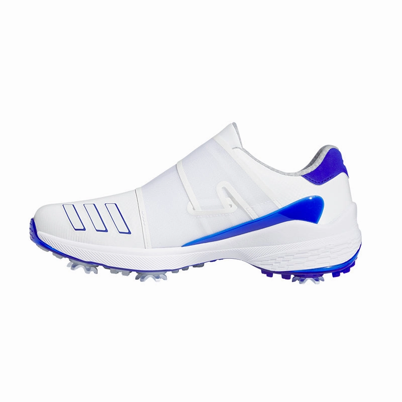 Waterproof Nubuck Shoes ADIDAS ZG23 BOA Men's Spiked Shoes (White/Blue/Silver)