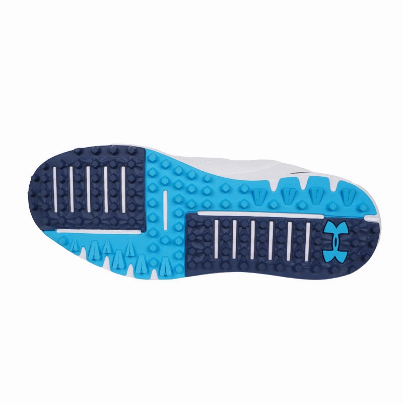 Quechua Shoes UNDER ARMOUR Drive Men's Spikeless Shoes (White/Navy)