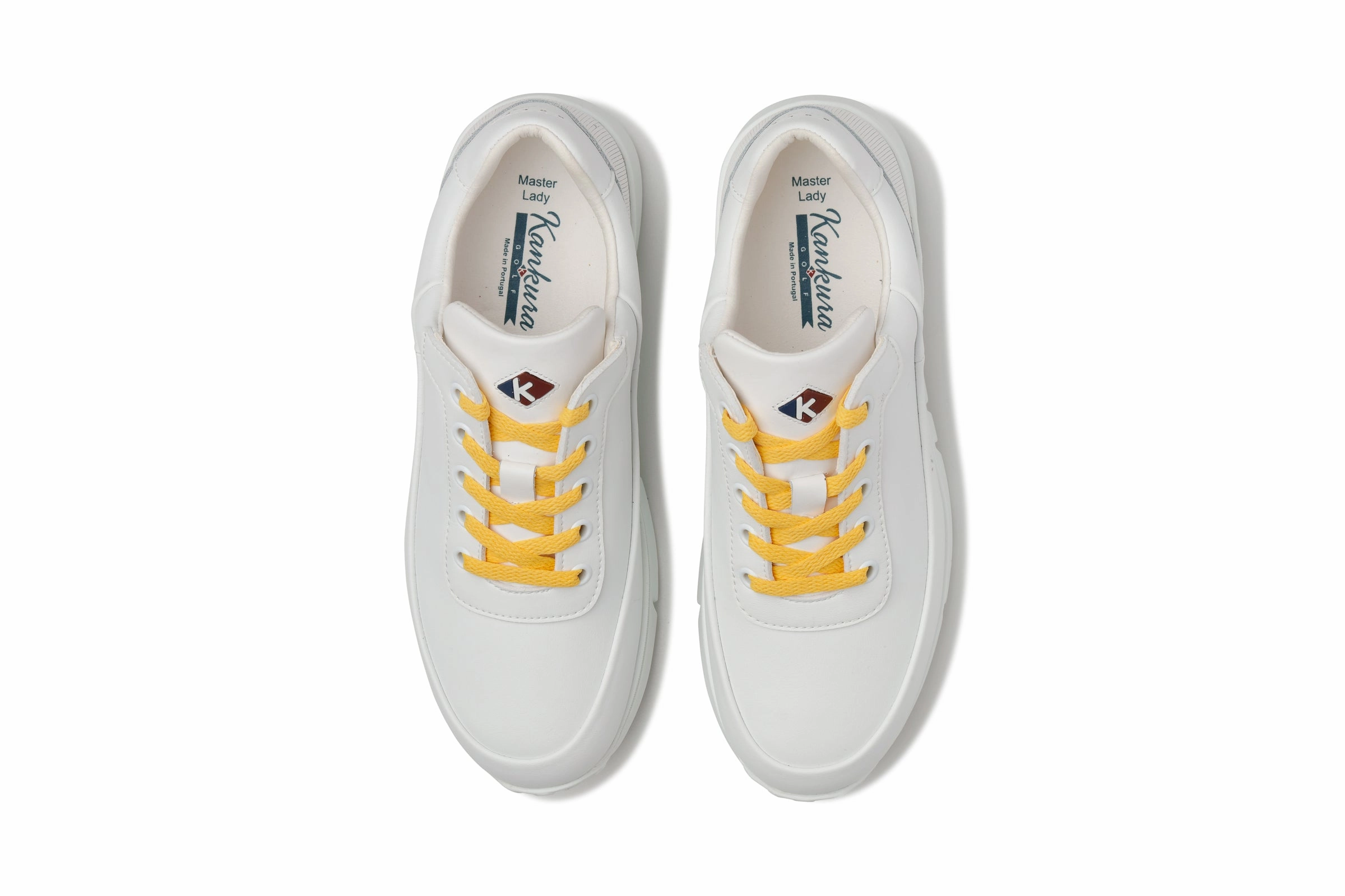 Master Lady 03   AllWhite|Yellow   Women's Golf Shoes ML003 97 Arnold Palmer Golf
