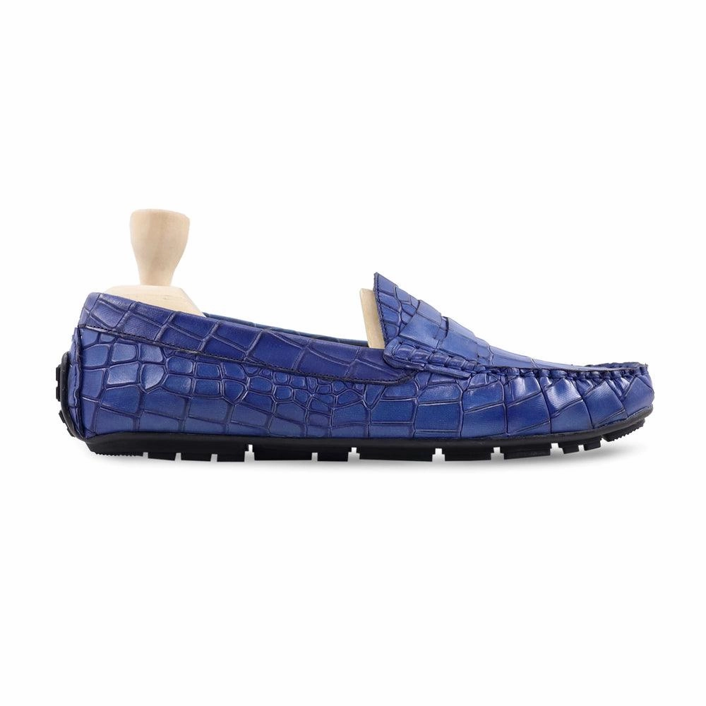BOTAN BLUE CROC LOAFERS Breathable Waterproof Hiking Shoes