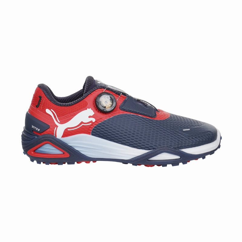PUMA Shadowcat NITRO Disc Men's Spikeless Shoes (Blue) Ara Waterproof Shoes