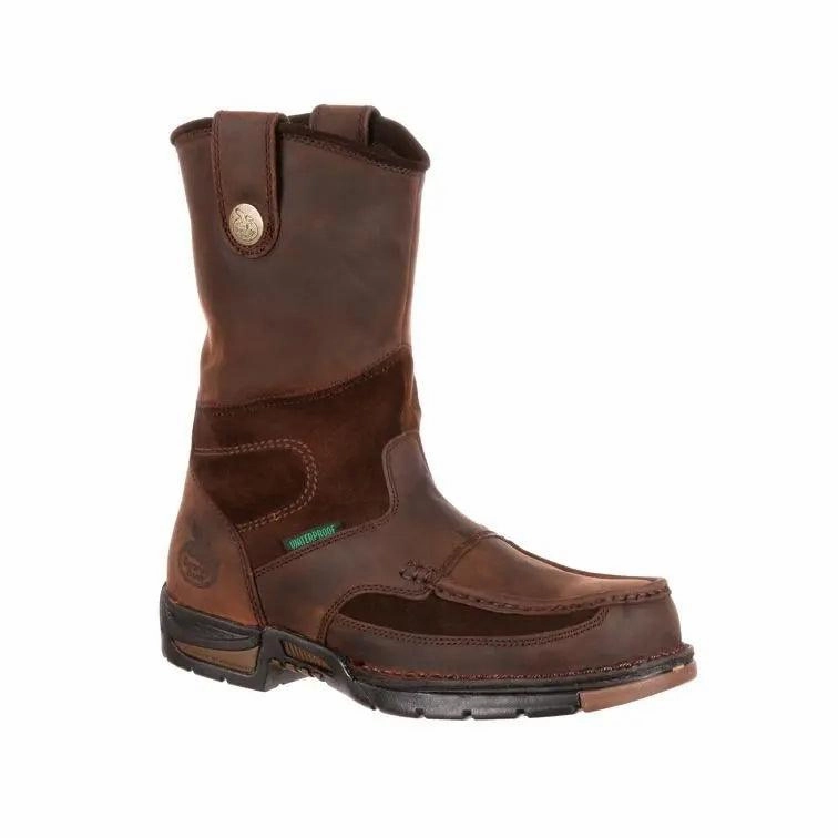 Waterproof Boys Shoes GEORGIA MENS WATERPROOF WELLINGTON WORK BOOT G4403
