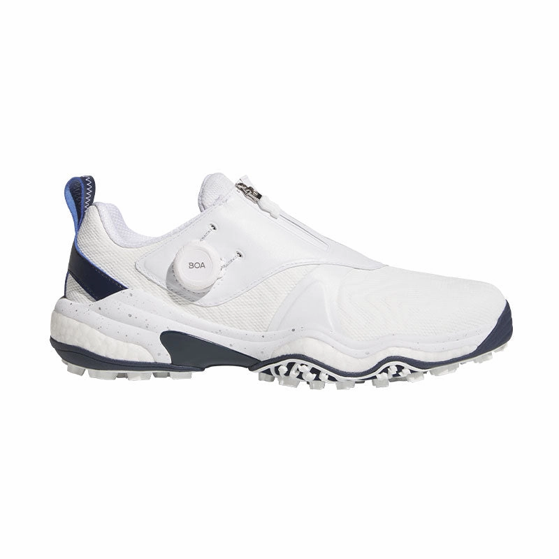 Khombu Waterproof ADIDAS CodeChaos BOA 25 Men's Spikeless Shoes (White/Silver/Navy)