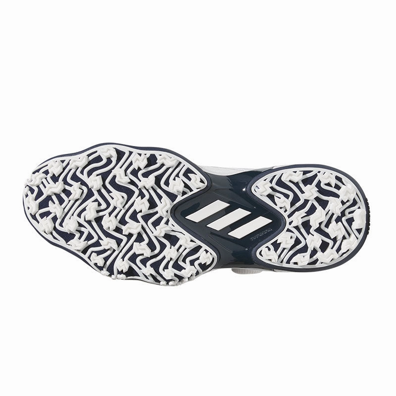 ADIDAS CodeChaos BOA 25 Men's Spikeless Shoes (White/Silver/Navy) Unisex Waterproof Garden Shoes