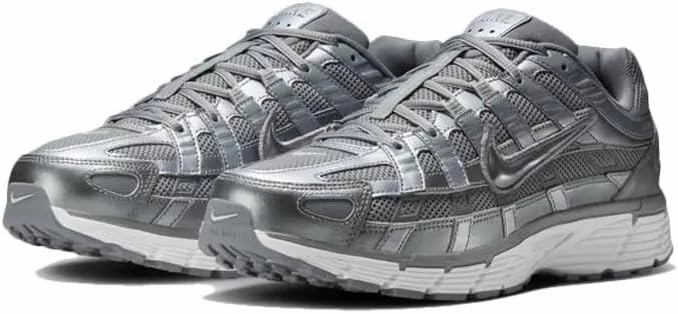 First Kobe Shoes Nike Nike P-6000 Men's Shoes (CD6404-023, Metallic Cool Grey/White/Wolf Grey/Cool Grey)